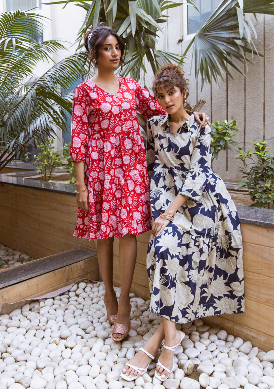 Red Floral Delight Dress