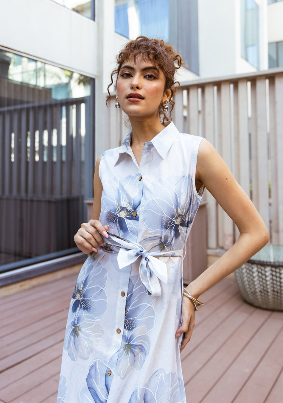 Sky Petal Dress