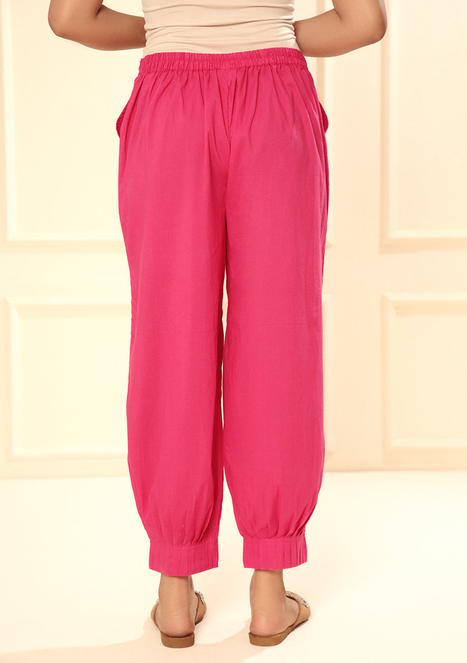 Dark Pink Afgani Pant