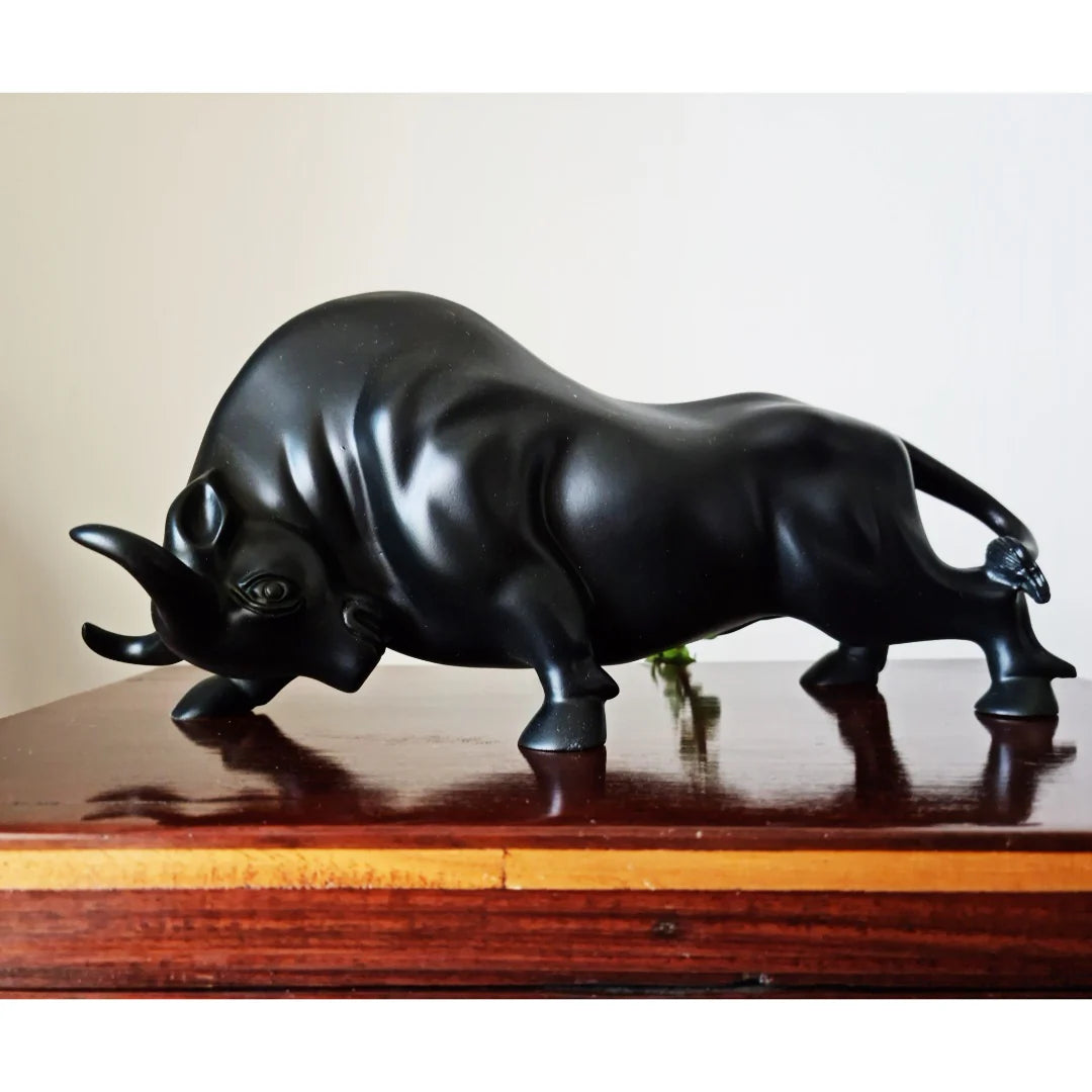 Charging Bull Figurine