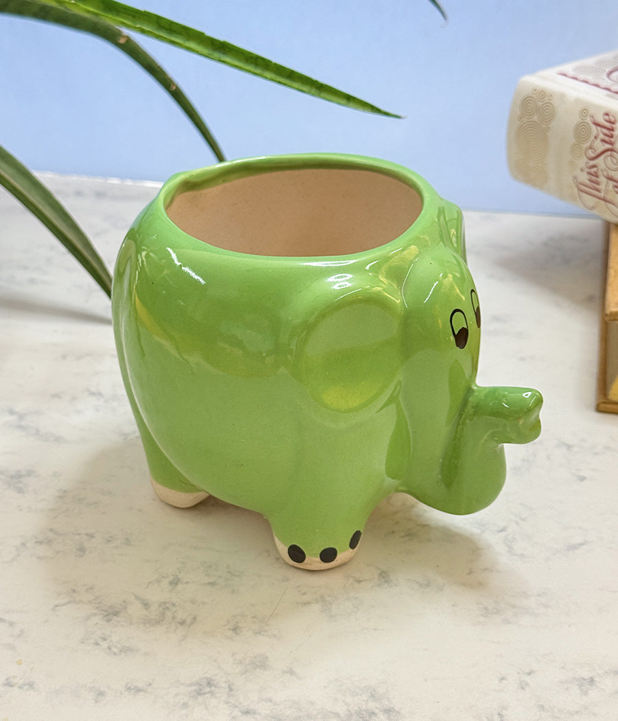 Elephant Ceramic Pot