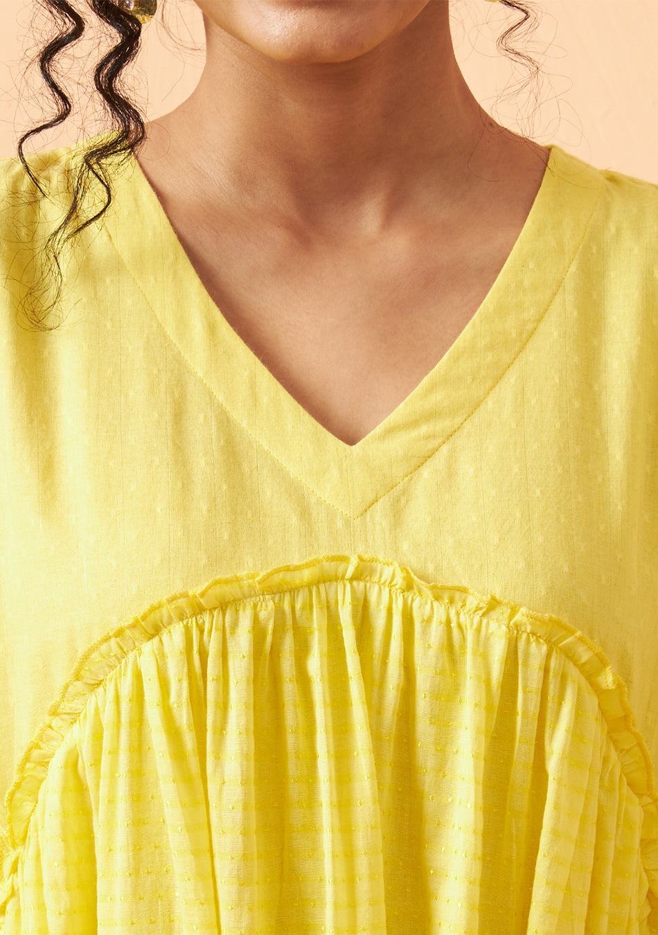 Lemon Zest Tiered Dress