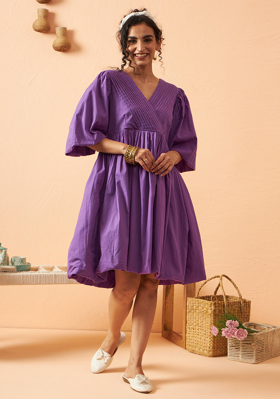 Lilac Dream Puff Dress