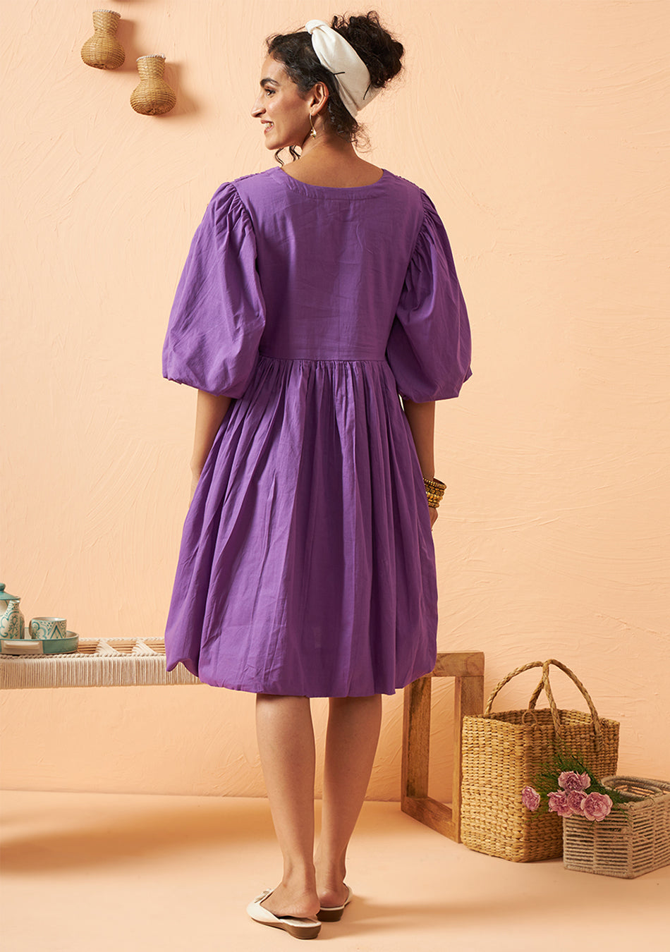 Lilac Dream Puff Dress