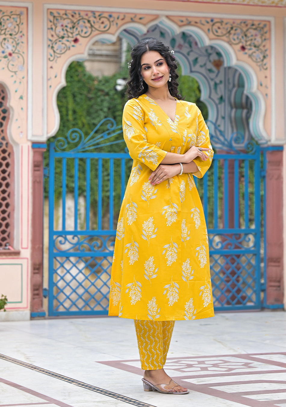 Marigold Charm Kurta Set