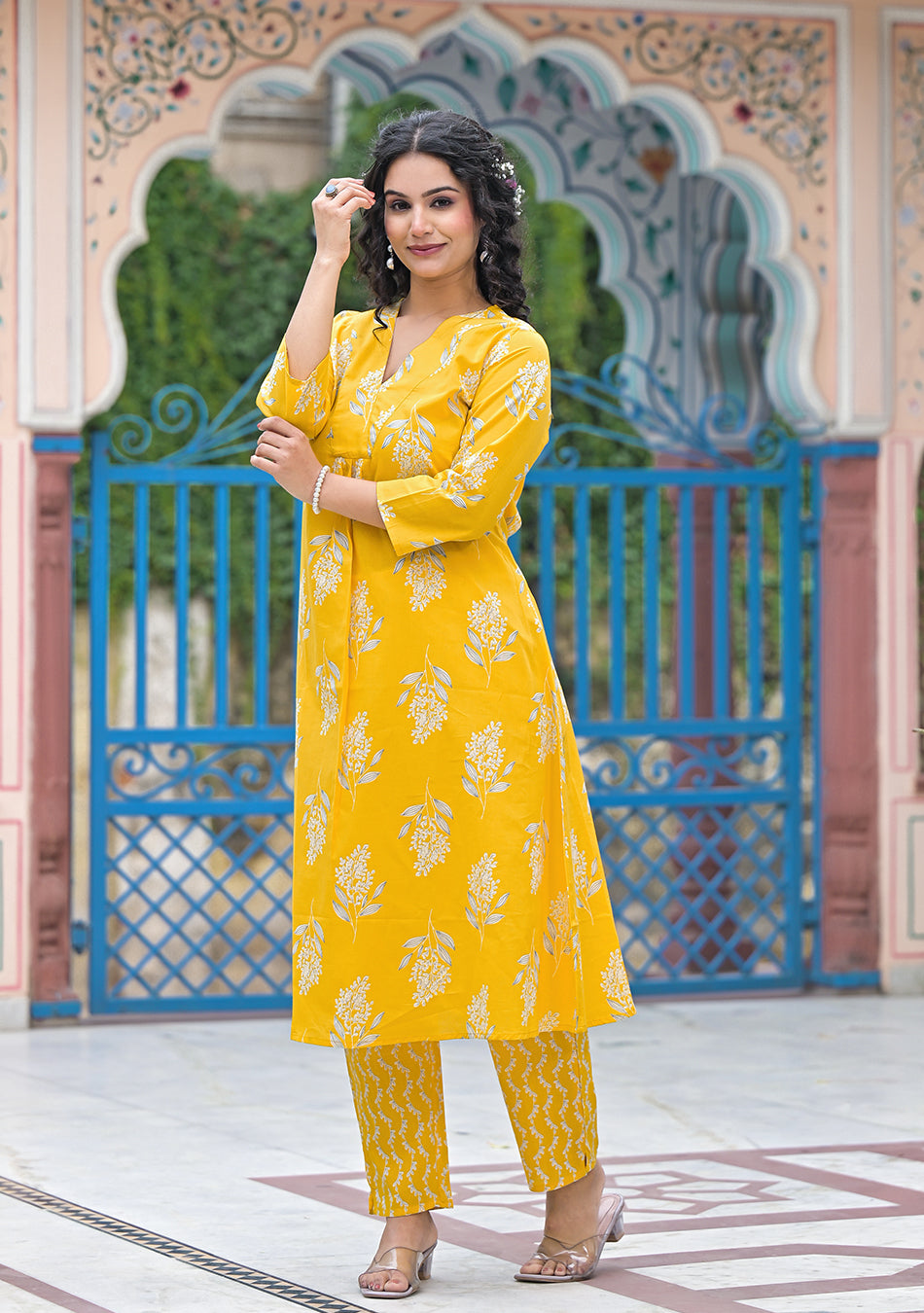 Marigold Charm Kurta Set