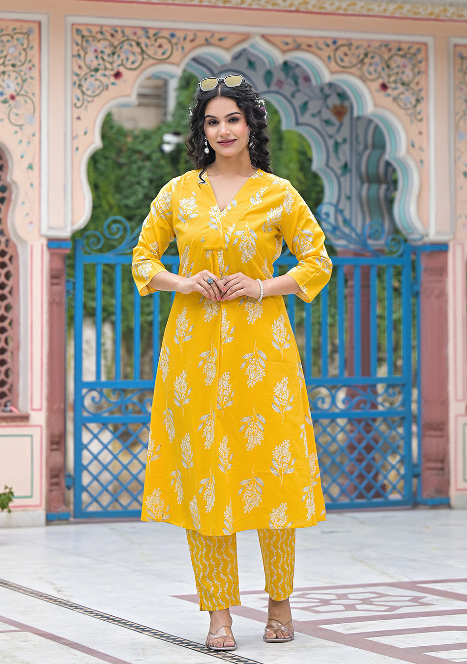 Marigold Charm Kurta Set