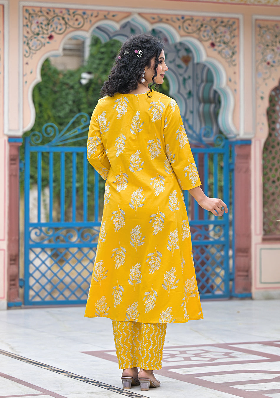 Marigold Charm Kurta Set