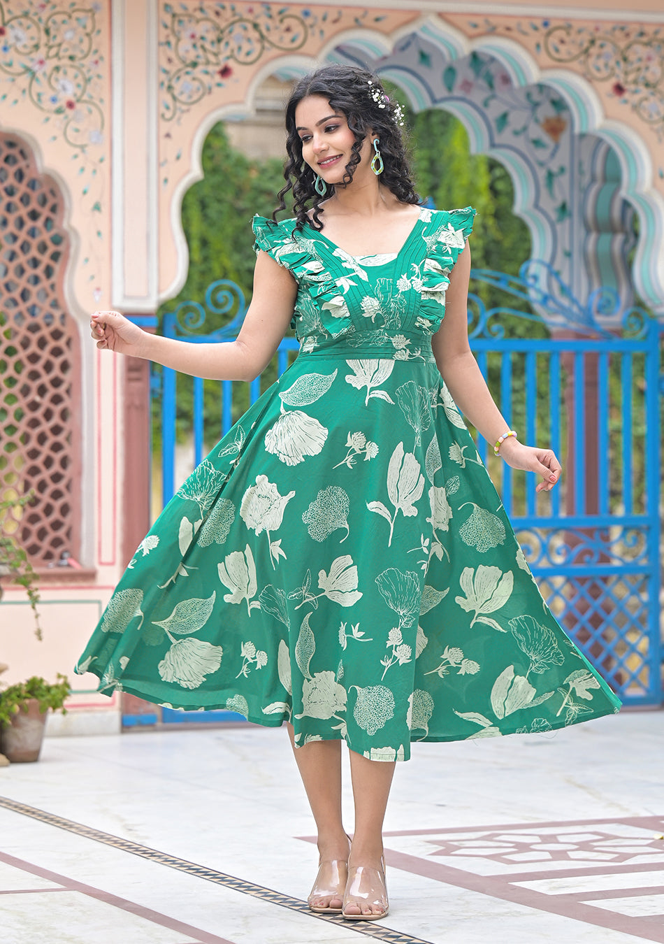 Garden Green Grace Dress