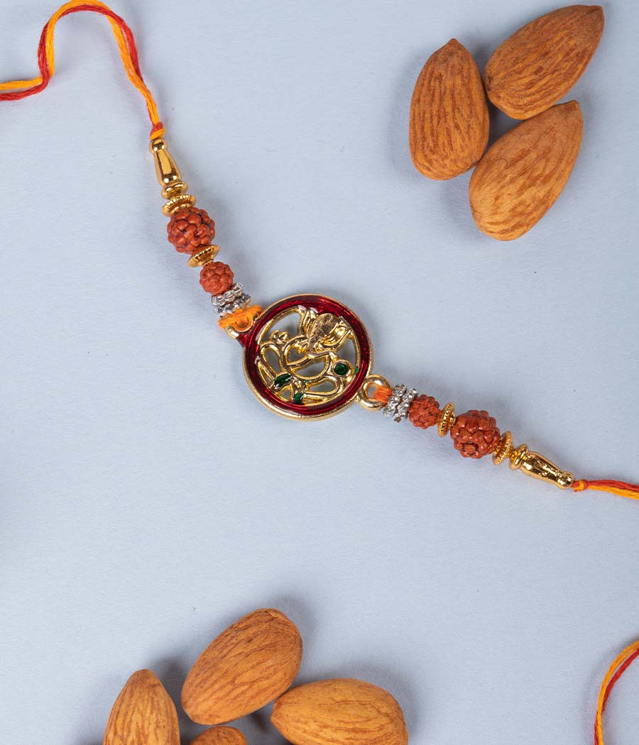 Ganesha Circle Rakhi