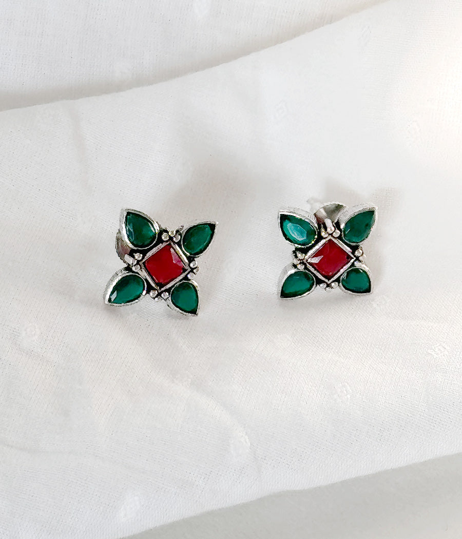 Vibrant Petal Stud Earring