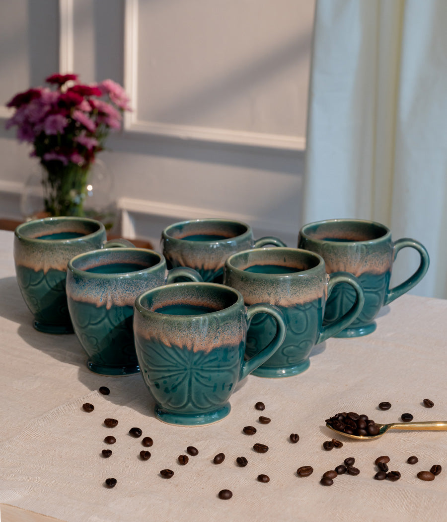 Green Honeycreeper Mugs