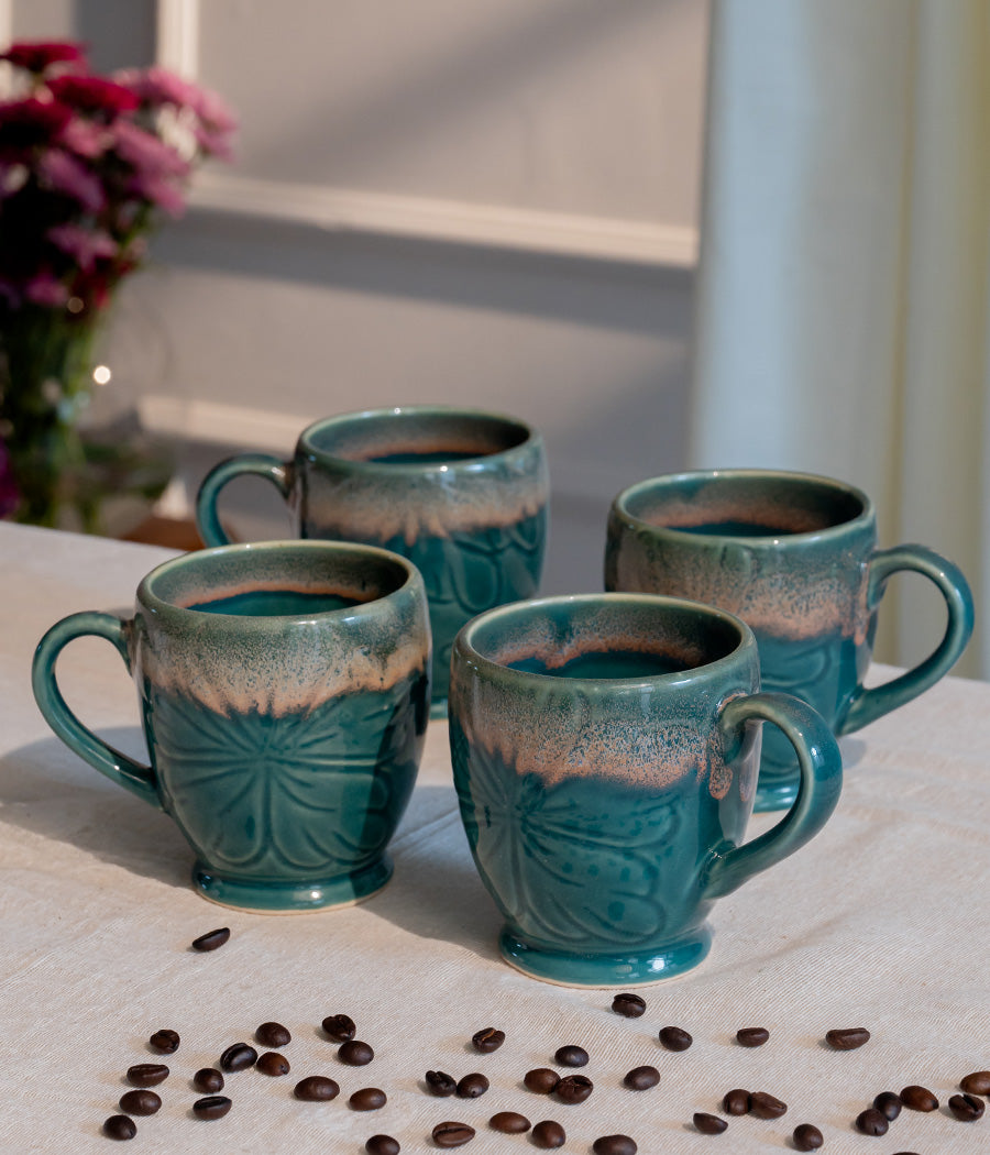 Green Honeycreeper Mugs