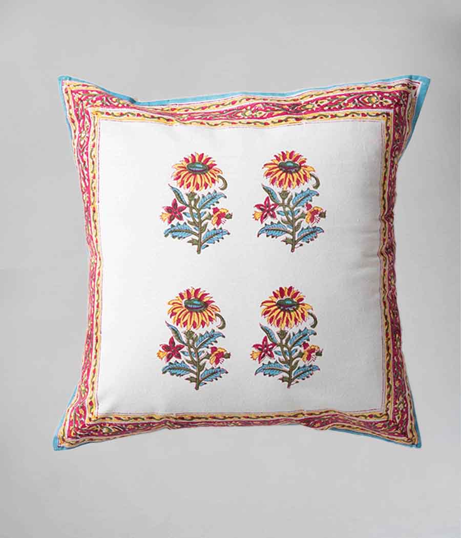 Dahlia Cluster Cushion Cover