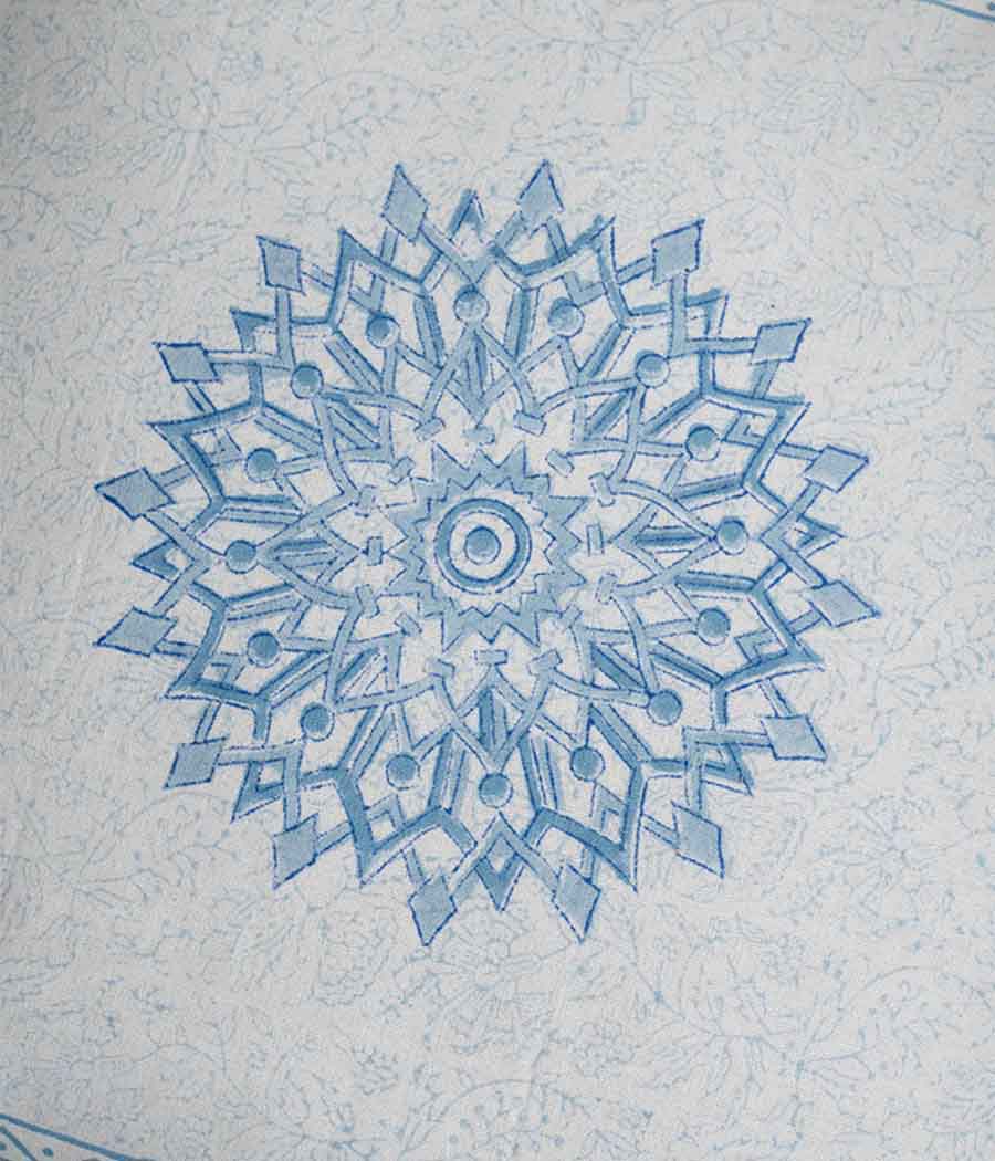 Blue Chakra Cushion Cover