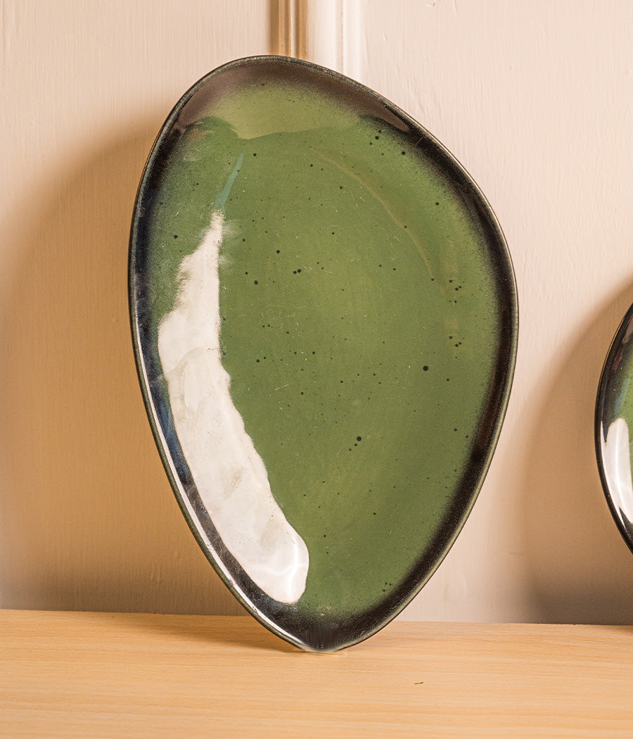 Green Oblong Dinnerset